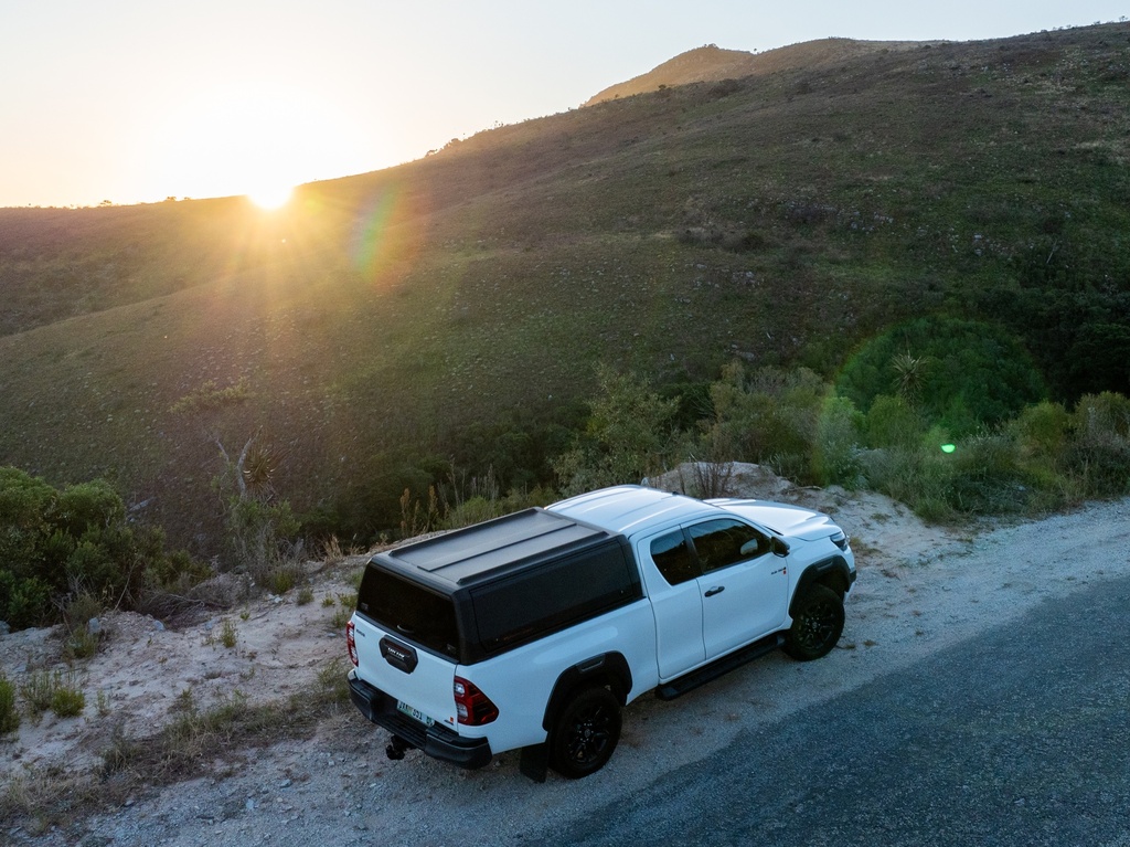 Toyota Hilux 2016 EC Xpedition Matt Black - lift-up panels & lift up rear window