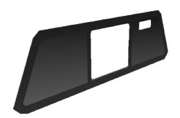 Front window incl slider Universal