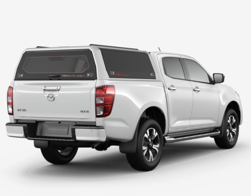 Mazda B-T50 2022 DC Xpedition - lift-up panels & lift up rear window