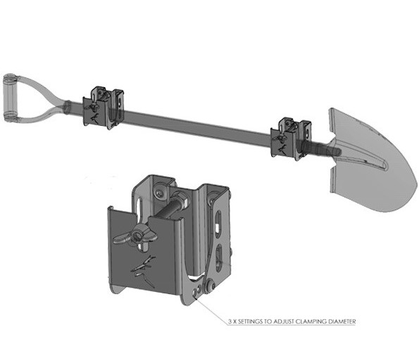 4RTASB - Shovel Bracket Set