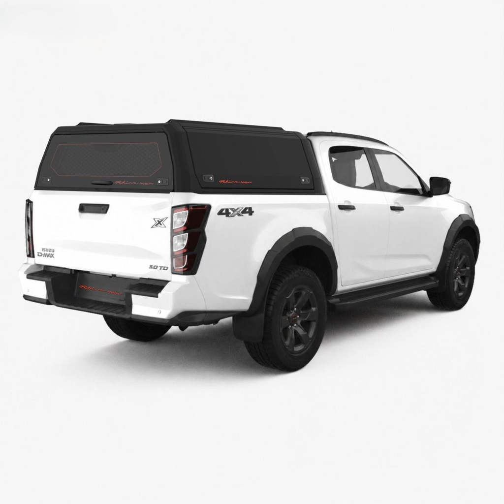 Isuzu D-Max 2025- DC Xpedition Matt Black - lift-up panels & lift up rear window