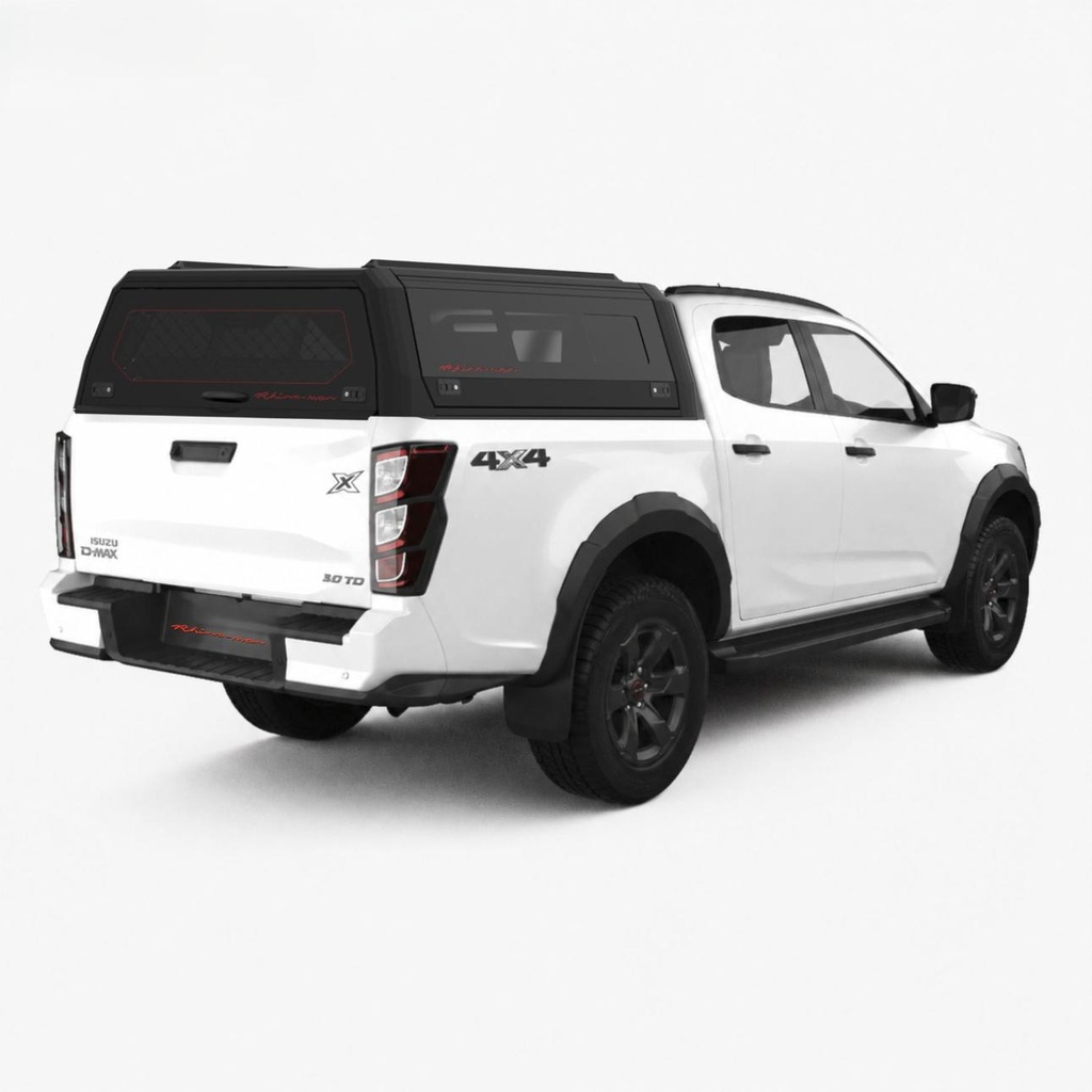 Isuzu D-Max 2025- DC Xtreme Matt Black - lift-up windows & lift up rear window