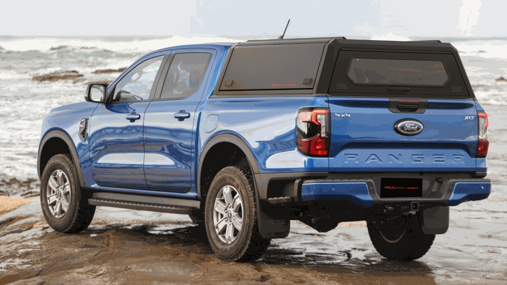 Ford Ranger & Ranger Raptor 23- DC - LX in Matt Black with solid side doors