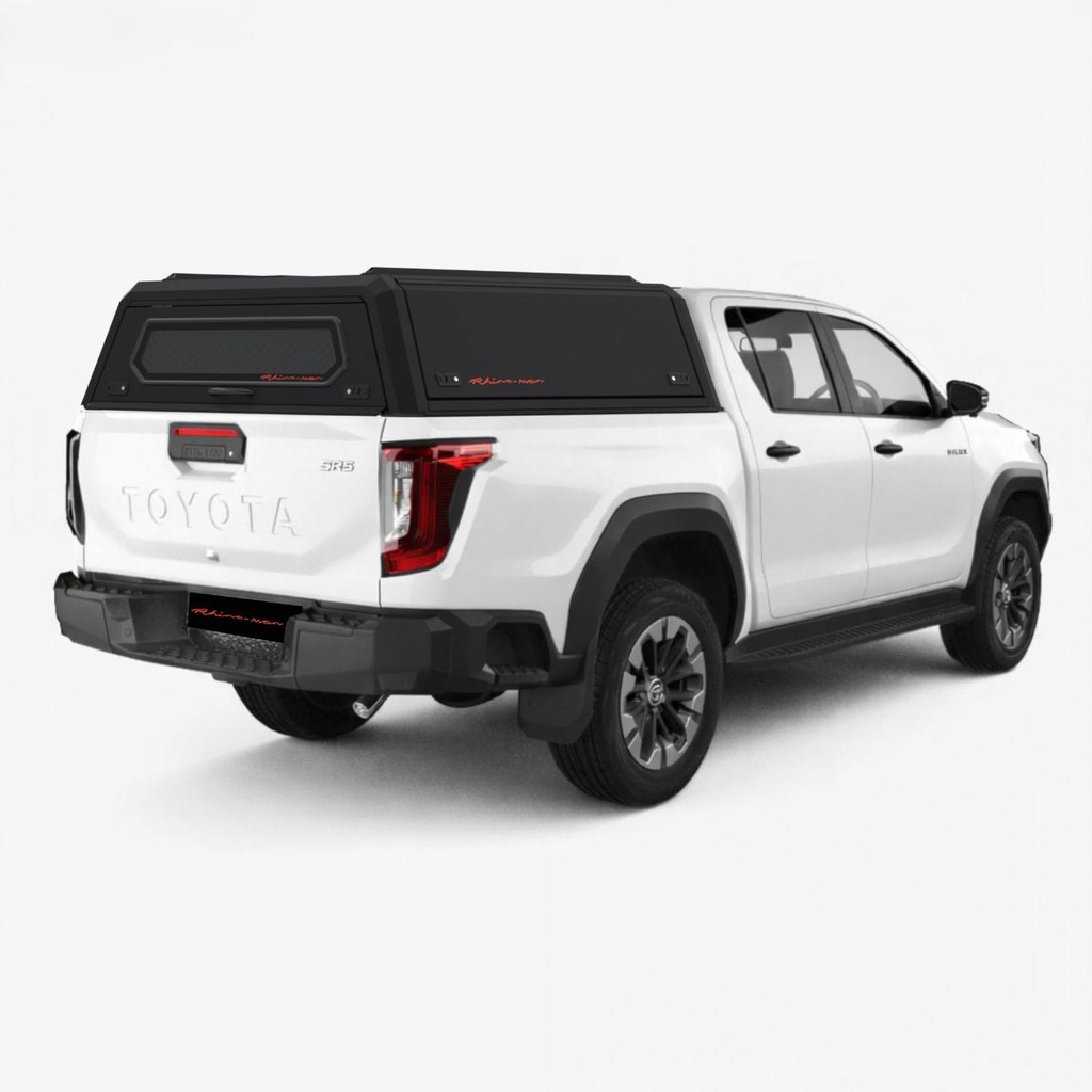 Toyota Hilux 2026 DC - LX Matt black ( Lift-up panels & Lift-up rear window)