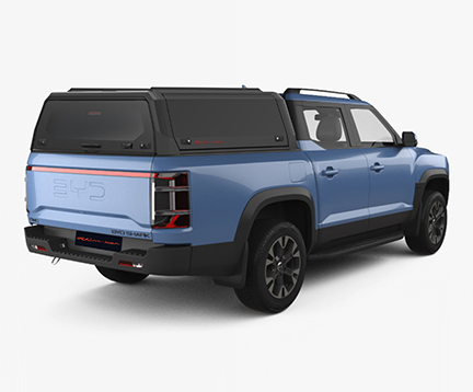 BYD Shark 6 DC Xpedition Matt Black - lift-up panels & lift up rear window