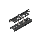 4RTUFB - Rooftop tent Universal fitment brackets - set of 6