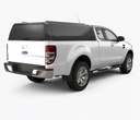 Ford Ranger 2023 EC Xpedition Matt Black - lift-up panels & lift up rear window