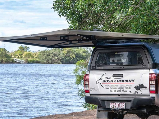 [369064] 4AXTR Rhinoman 270 XT 2.3m right side awning incl universal S/S L-brackets