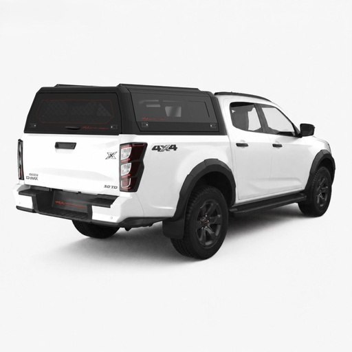 [379541] Isuzu D-Max 2025- DC Xtreme Matt Black - lift-up windows & lift up rear window