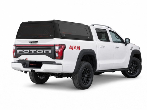  Foton Tunland V7 & V9 2026- DC - Xtreme Matt black - Lift-up panels & Lift-up rear window
