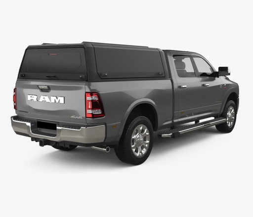 Ram 1500 & 2500 (Gen 5) 2019- 6.4 Ft Xpedition Matt Black - lift-up panels & lift up rear window