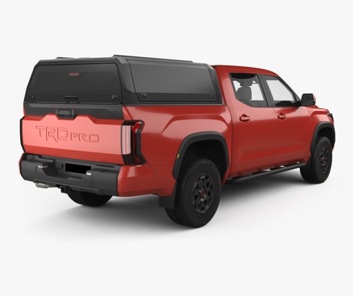 [373257] Toyota Tundra 2007 - 2021 5,5 Ft Xpedition Matt Black - lift-up panels & lift up rear window