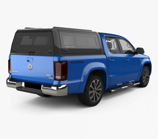 [373269] Volkswagen Amarok 2010 - 2022 DC Xtreme Matt Black - lift-up windows & lift up rear window