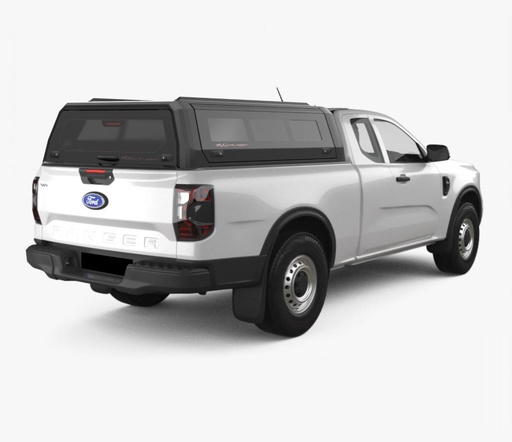 [369047] Ford Ranger 2023 EC Xtreme Matt Black - lift-up windows & lift up rear window