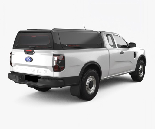 [369048] Ford Ranger 2023 EC Xpedition Matt Black - lift-up panels & lift up rear window